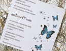 prosklitiria gamou butterfly wedding invitations designs