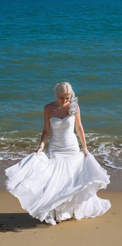 blonde in wedding dress gffcf5d417